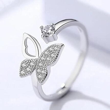 Crystal Wing Ring