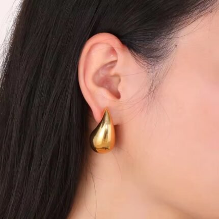 Golden Teardrop Earrings
