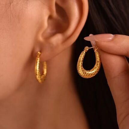 Honeycomb Elegance Hoops