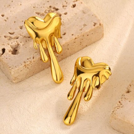 Golden Cascade Earrings