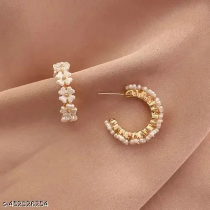 Petal Whisper Hoop Earrings