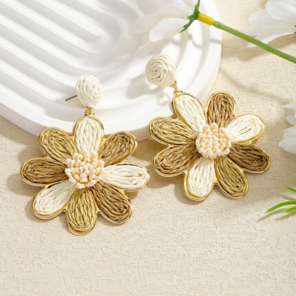 Raffia Bloom Earrings
