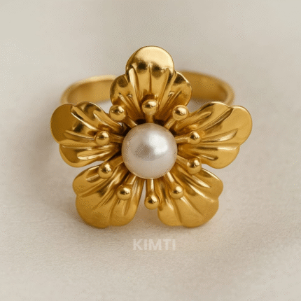 Pearl Blossom Serenity Ring