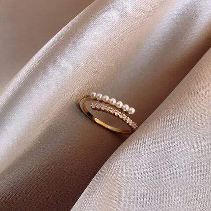 Pearl Elegance Duo Ring
